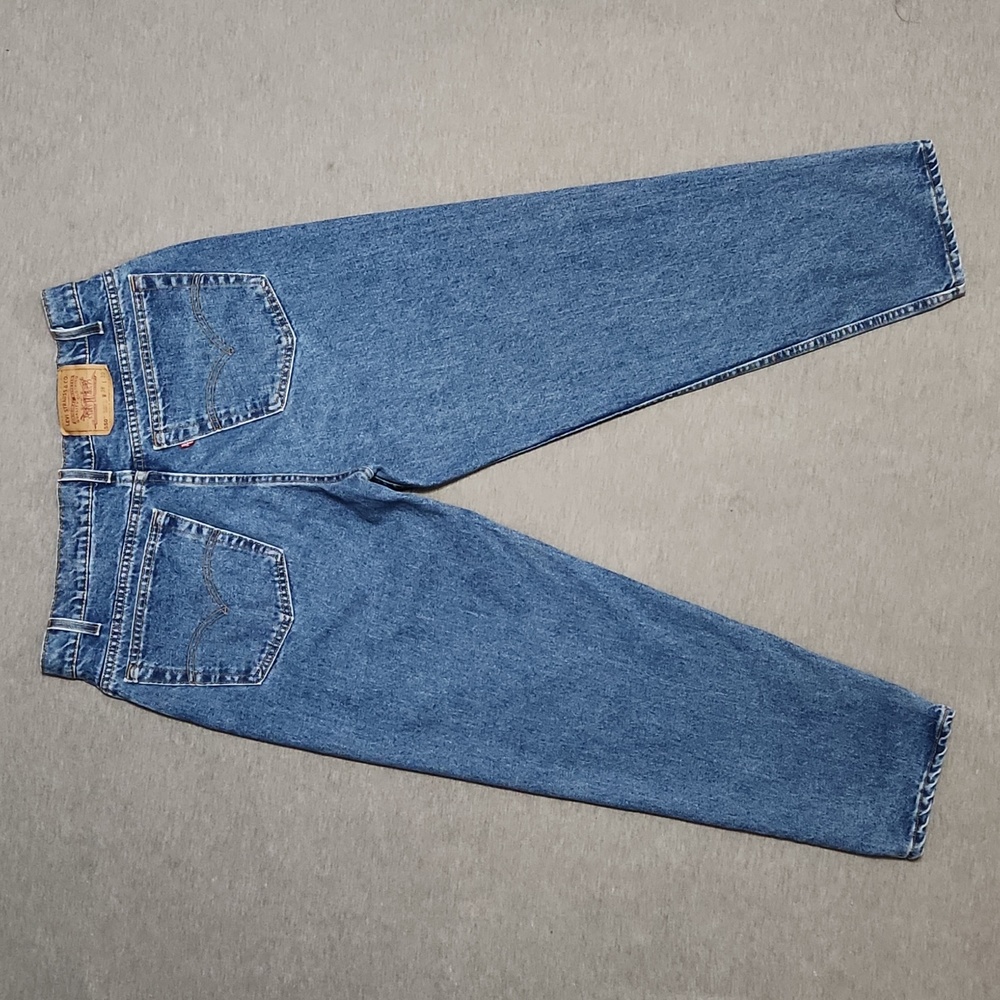 Vintage LEVI'S 550 Relaxed Fit Tapered Leg Baggy Oversized Denim Blue Dad Jeans